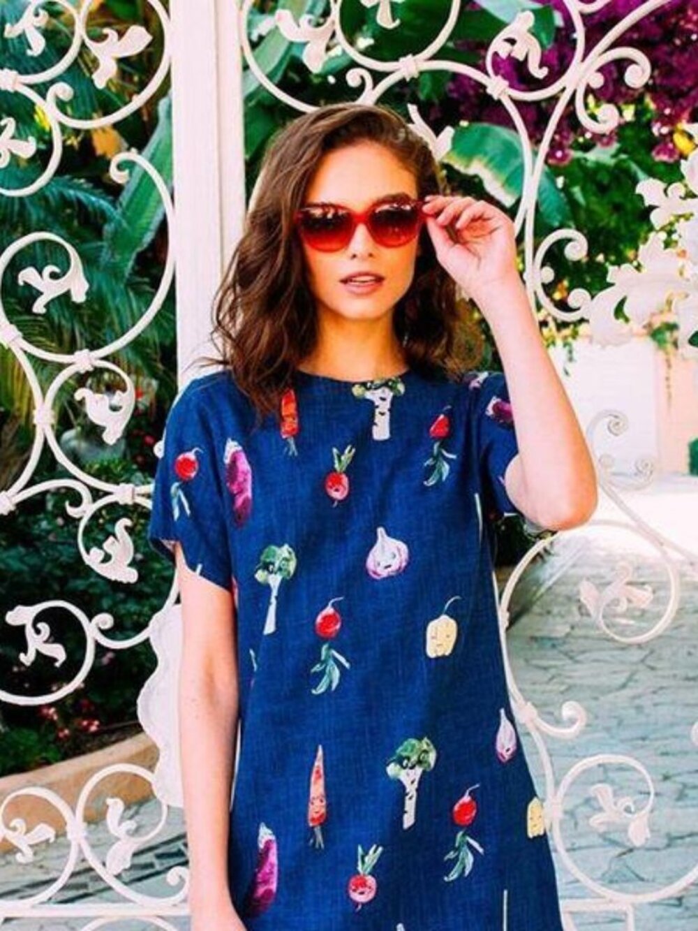 Pepaloves Vegetable Print Dress